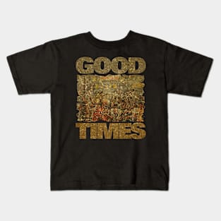 RETRO VINTAGE GOOD TIMES DONALD BIRD Kids T-Shirt